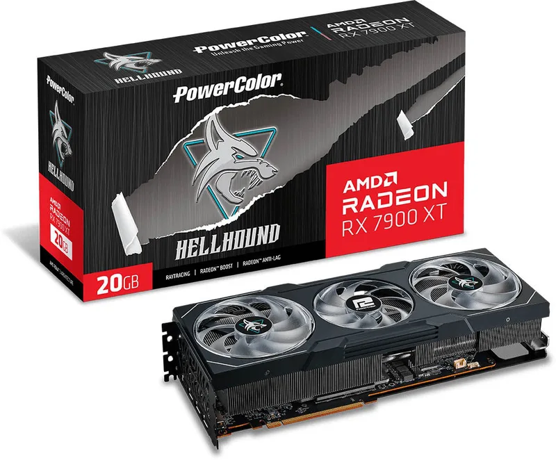 PowerColor HellHound Radeon 7900XT 20GB grafikkort