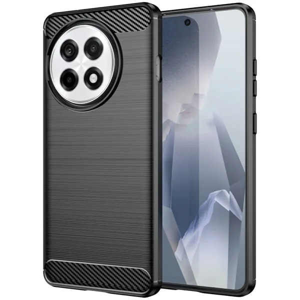MTK Telefonfodral TPU Skal bakskal Carbon OnePlus 13R