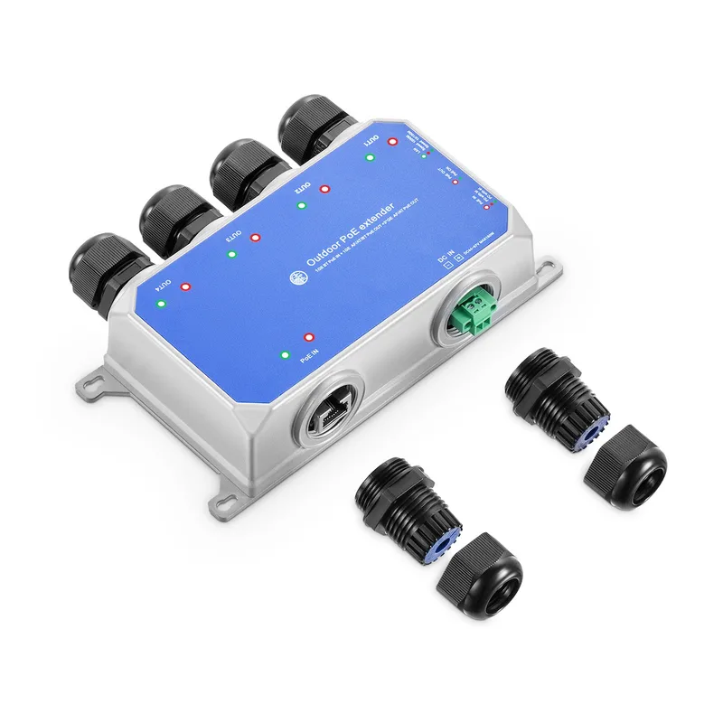MokerLink Outdoor 5-port PoE-switch/förlängare