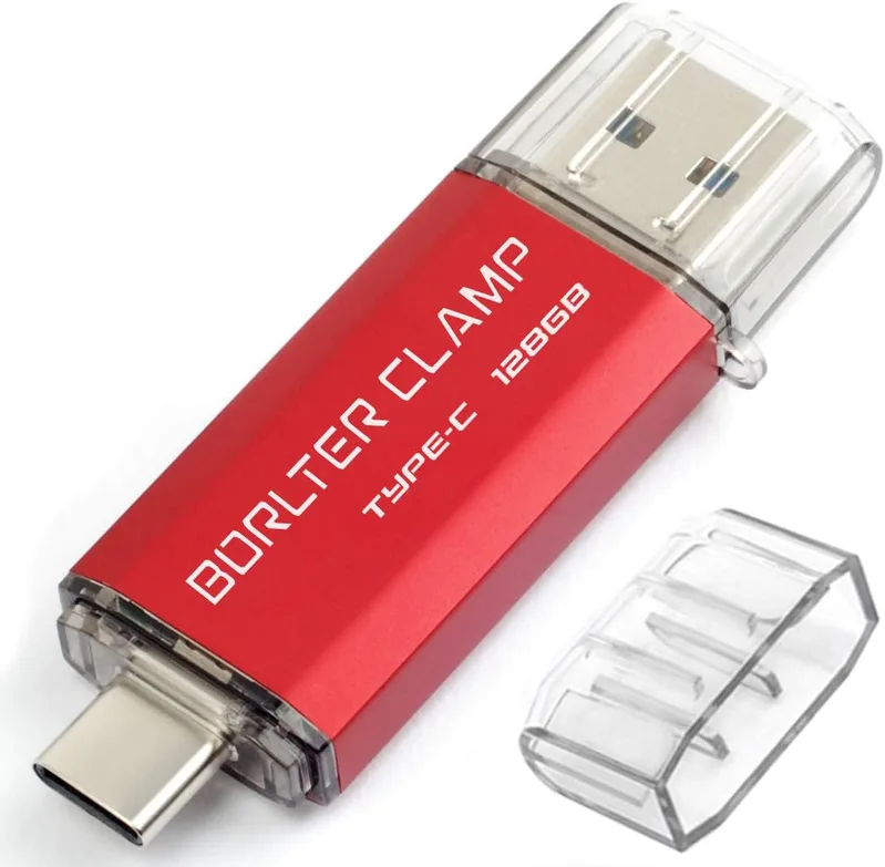 BORLTER CLAMP 128 GB USB typ-C flashenhet