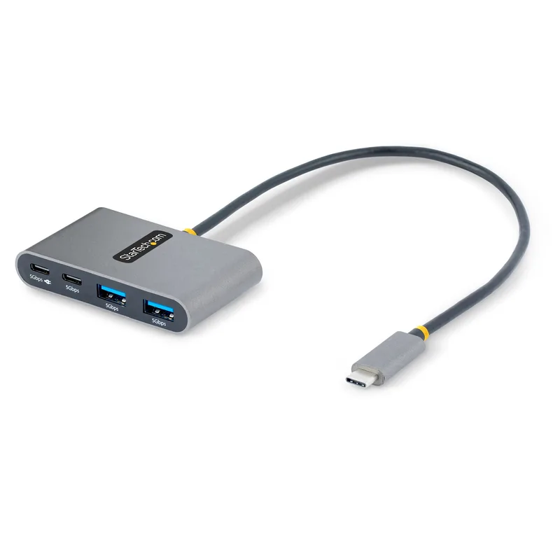 StarTech.com USB C-hubb med 4 portar och 3x USB A och 1x USB C