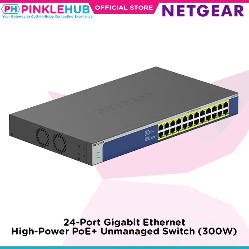Netgear GS524PP-switch 24-port Gigabit Ethernet LAN PoE