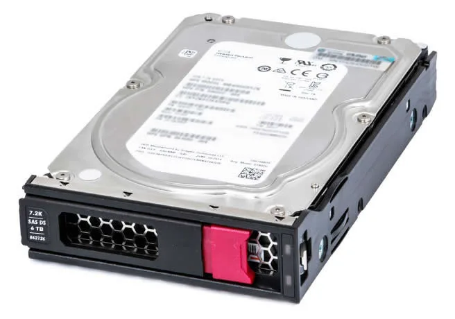 HPE 6TB 12GB SAS 7,2K 3,5 tum 512e SC HDD