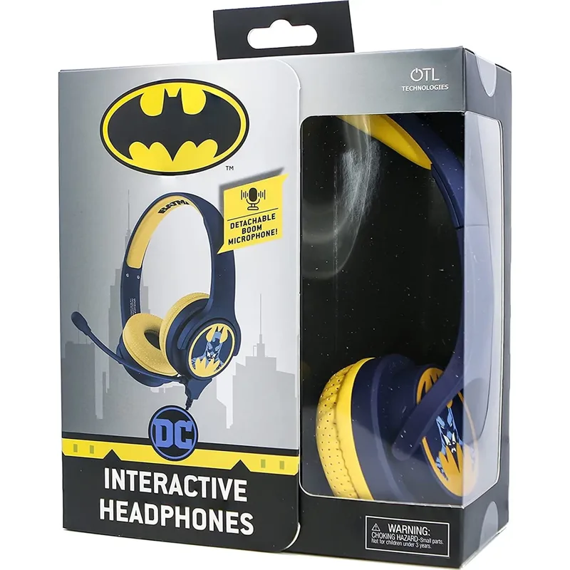 OTL Technologies Batman interaktiva hörlurar