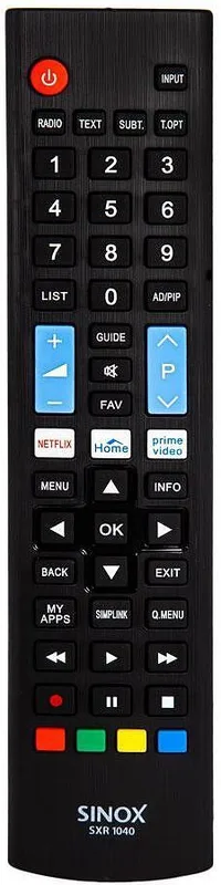 Sinox SXR1040 fjärrkontroll för LG-TV