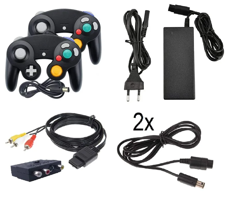 DARLINGTON & Sohns Strömförsörjning för Nintendo Game Cube GC nätkabel laddningskabel laddare strömkabel AC-adapter
