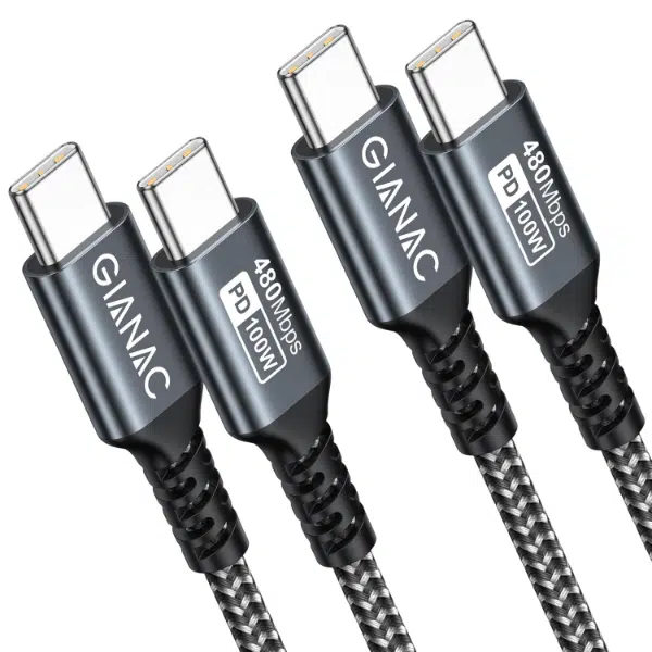 GIANAC 100 W USB C till USB C-kabel