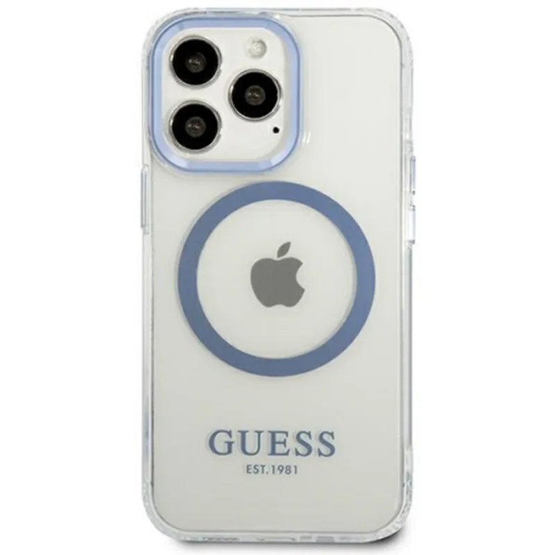 Guess iPhone 13 Pro Skal Magsafe Metal Outline