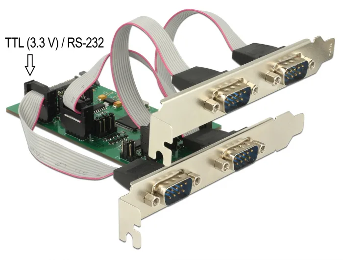 Delock - Switch - 3 x seriell