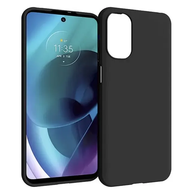 CaseOnline PCH svart silikon skal Motorola Moto