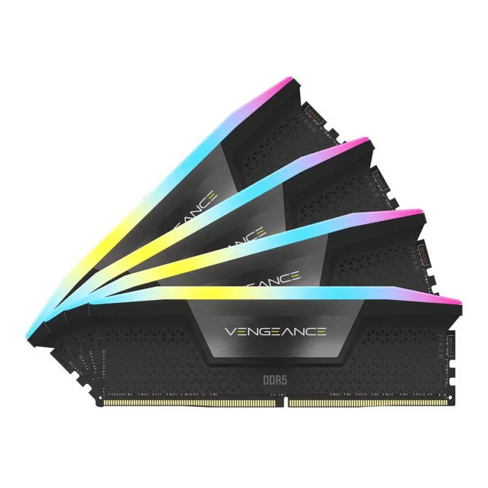 CORSAIR VENGEANCE RGB DDR5 RAM 96GB (4x24GB) 5600MHz CL40