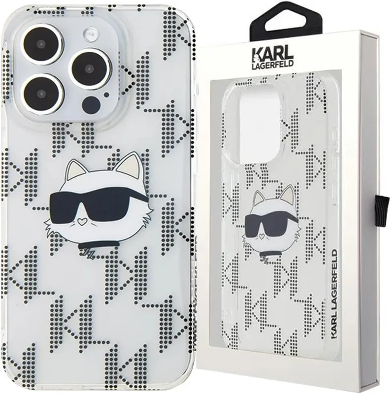 Karl Lagerfeld Mobilskal till iPhone 15 Pro Max IML Choupette Head