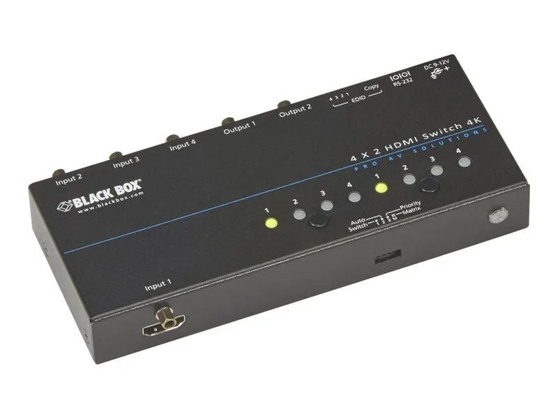 Black Box 4K HDMI Matrix Switch 4 x