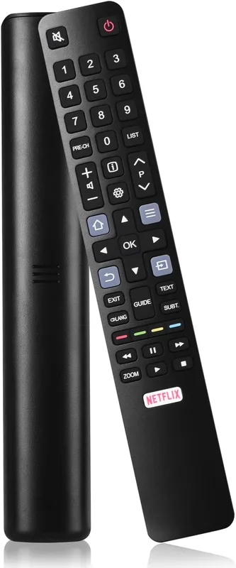 Universell fjärrkontroll RC802N för TCL smarta Android-TV-apparater