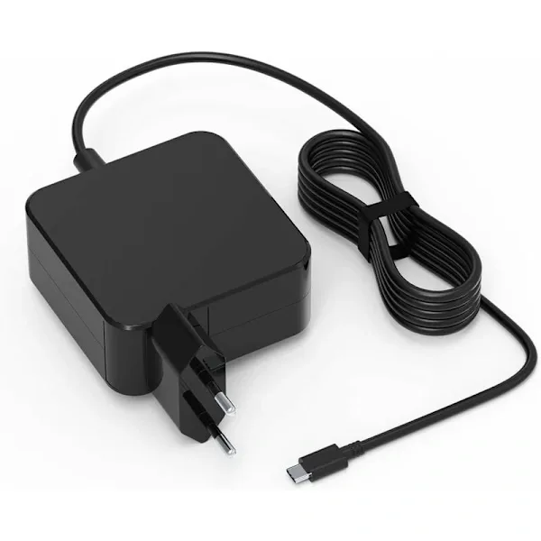 BIUBOTY 65 W 61W USB typ C strömadapter laddare för MacBook Pro 13"
