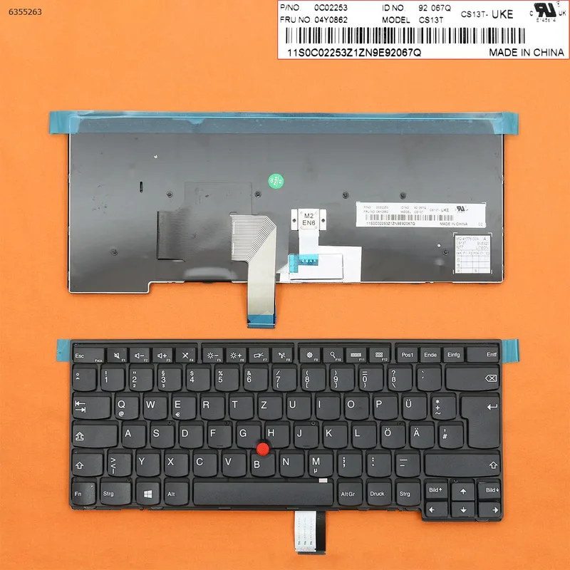 Lenovo Keyboard German