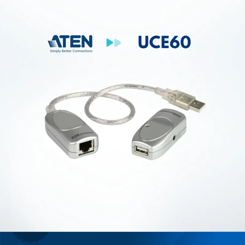 USB Cat 5-extender (upp till 60 m)