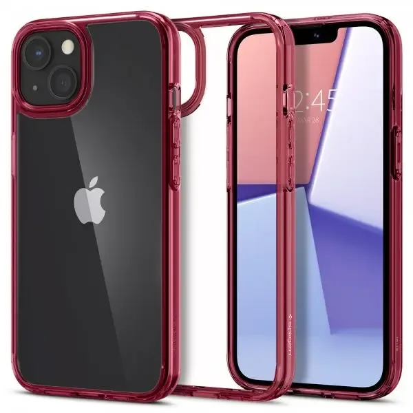 Spigen iPhone 13 Skal Ultra Hybrid Red