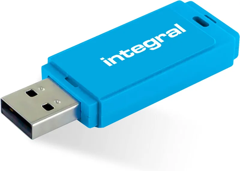 Integral 128 GB Neon Blue USB 3.2 Gen 1 USB-minne