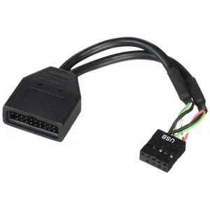 SilverStone G11303050-RT – intern 19 stift USB 3.0 till USB 2.0 adapterkabel