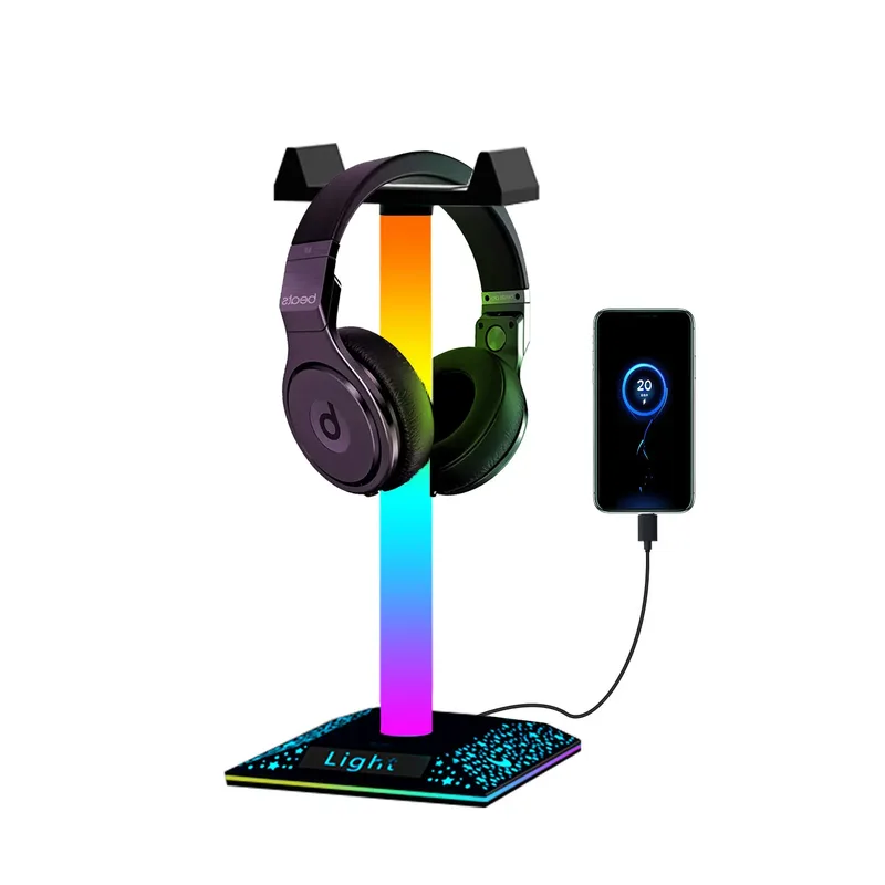 Hörlursställ Headsethållare Universal Hörlursställ Akryl Headsethängare Gaming Hörlurshållare Displayfäste Headsetställ Hörlurshållare Hörlursställ Un