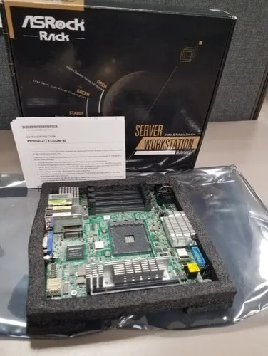 Asrock X570D4I-2T AMD X570 AM4 Mini ITX-moderkort