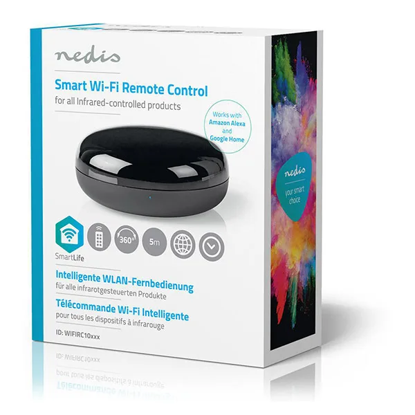 NEDIS WIFIRC10CBK Intelligent Universal Remote Control
