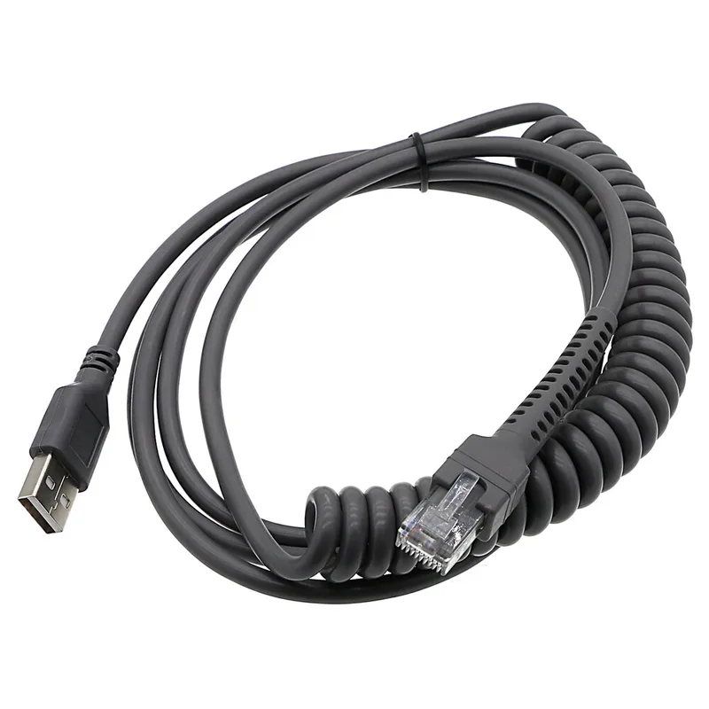 Honeywell Kabel USB Spiral 3m Svart