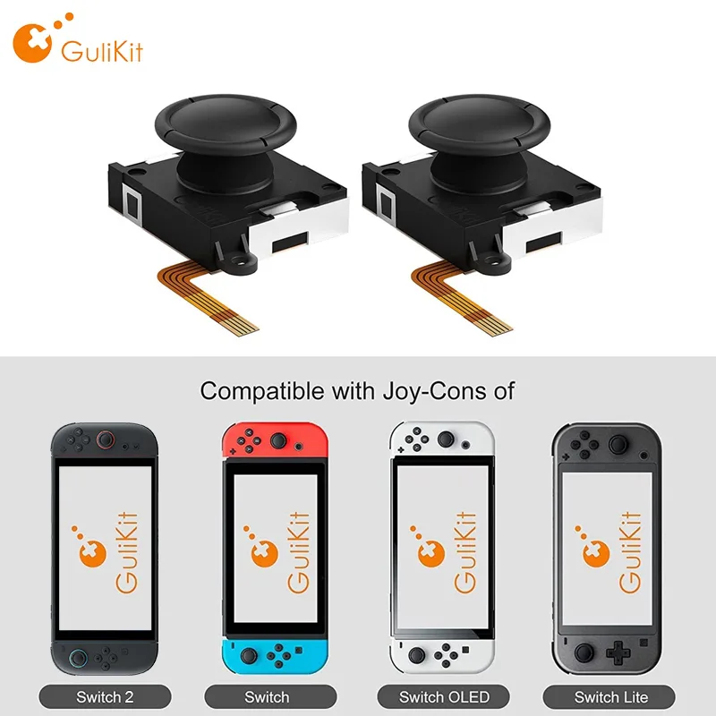 GuliKit TMR Joystick Ersättning för Joycon