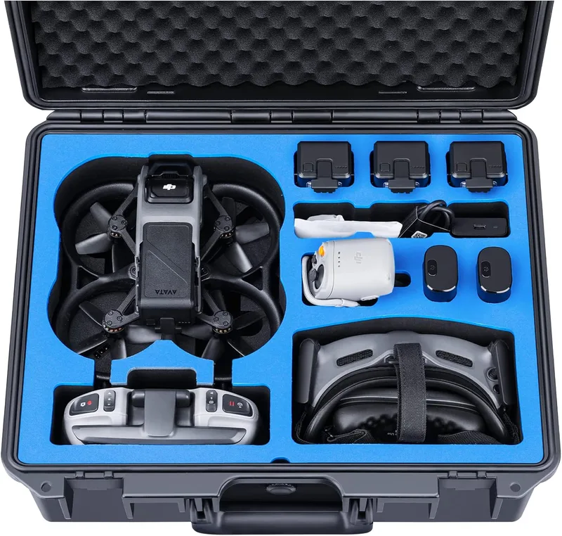 Avata 360 fodral, vattentät hård bärväska för DJI Avata 360 med RC 2 fjärrkontroll, bärbar förvaringsväska resväska för DJI Avata 360 Fly More Combo t