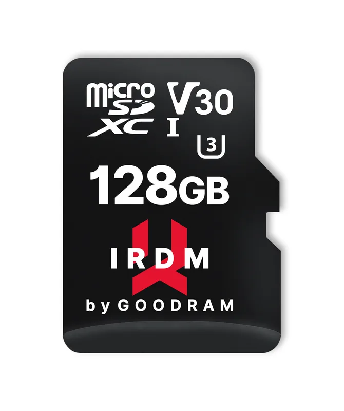 GOODRAM IRDM microSDXC 128GB V30 UHS-I U3 + adapter