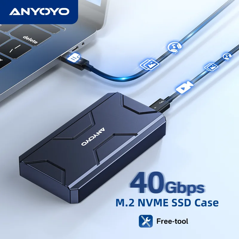 ANYOYO 40 Gbps M2 SSD-hölje