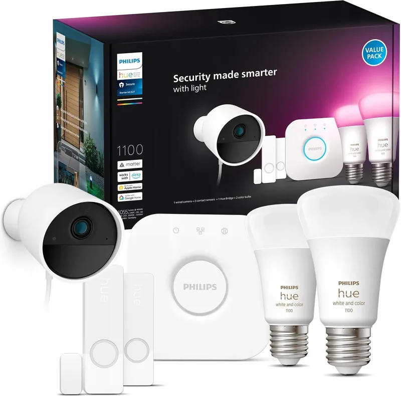 PHILIPSHUE Philips Hue Secure kamera WCA E27