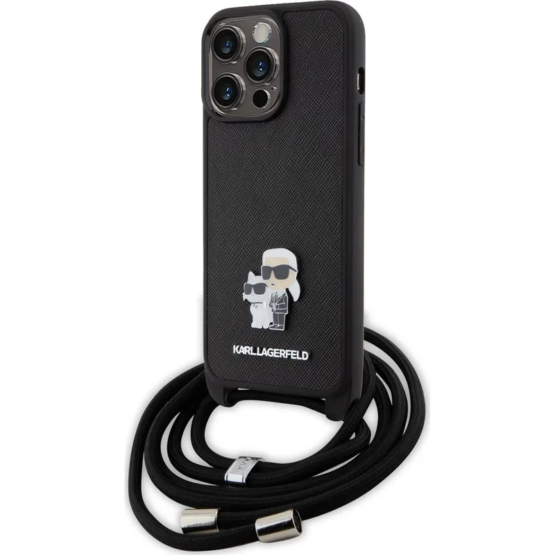 Karl Lagerfeld iPhone 15 Pro Max Halsbandsskal Crossbody