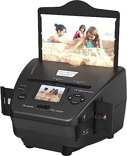 Film Slide Photo Scanner med 2,4" LCD-skärm