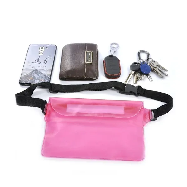 Classroom hörlurar förvaring organisationssystem – transparent PVC mobiltelefon arrangör väska med