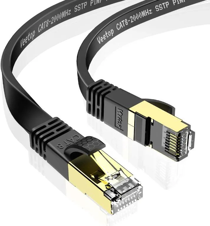 Veetop Ethernet kabel Lan Cat 8 Nätverkskabel