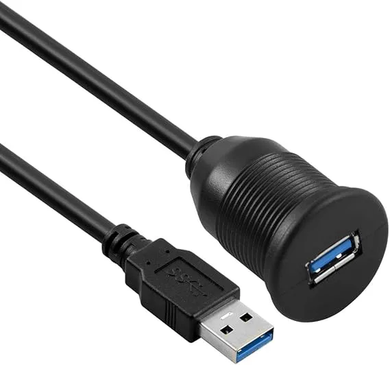 USB 3.0 panel infälld monteringskabel USB 3.0