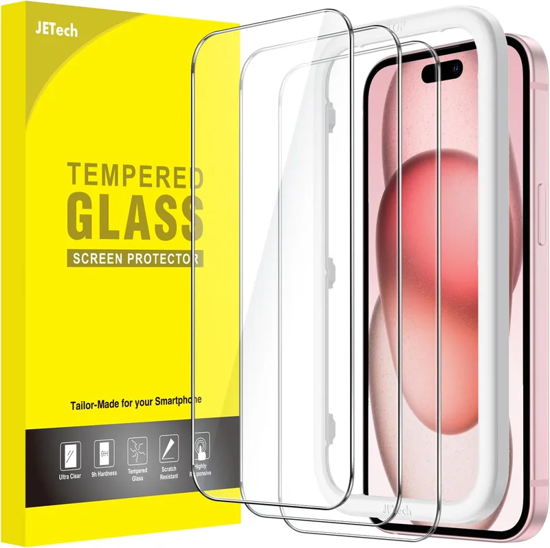JETech Skärmskydd för iPhone 15 Plus
