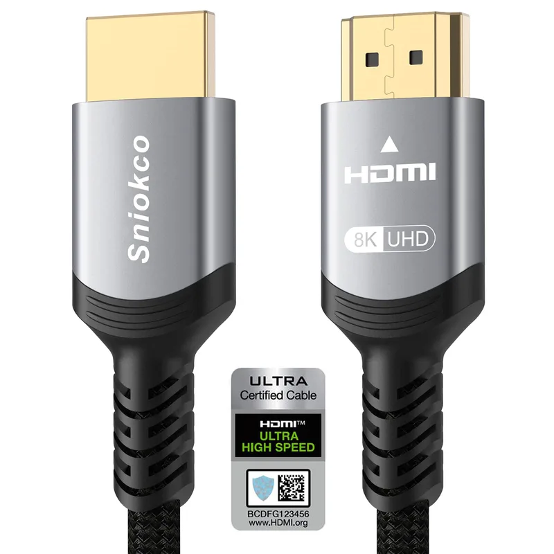 Sniokco 10K 8K 4K HDMI 2.1 Kabel
