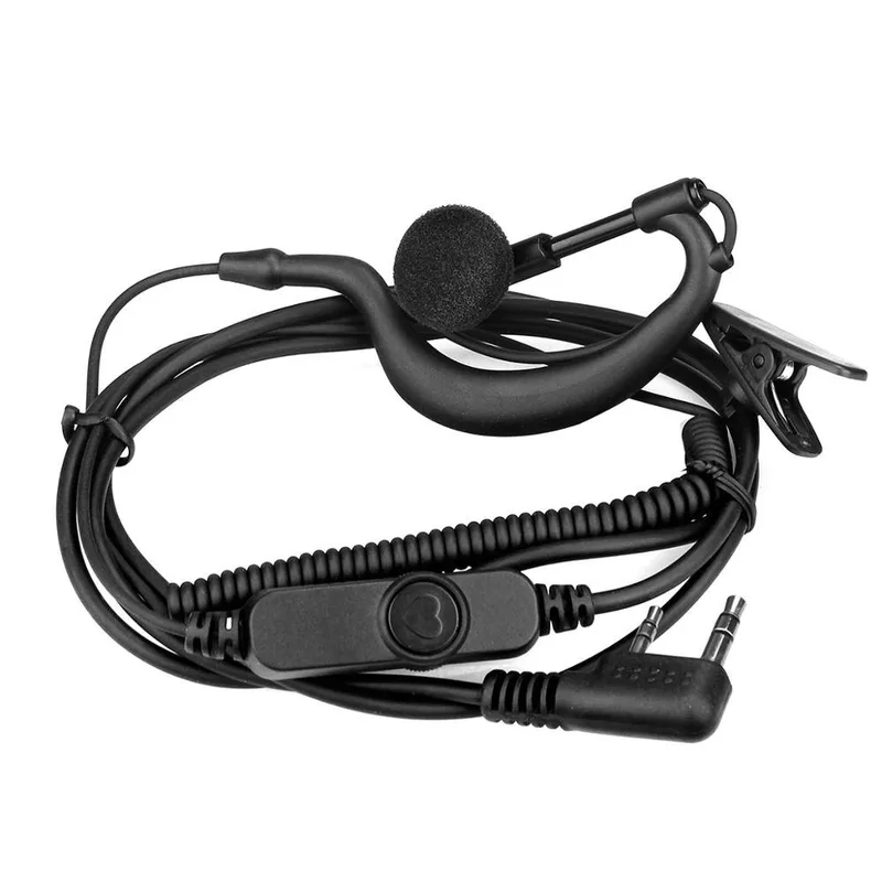 Walkie Talkie Earpiece 2Pin K-kontakt