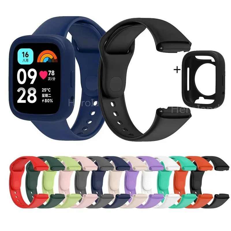 Silikonklockarmband For For Redmi Watch 3 Active/Watch Lite Smartwatch-rem Armband Correa