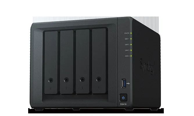 Synology DiskStation DS418 4-Bay NAS-system