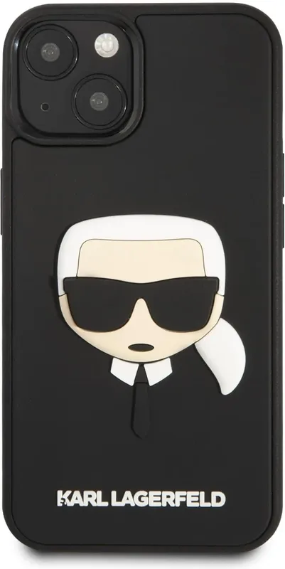 Karl Lagerfeld iPhone 14 Plus Skal 3D Rubber Karl`s Head