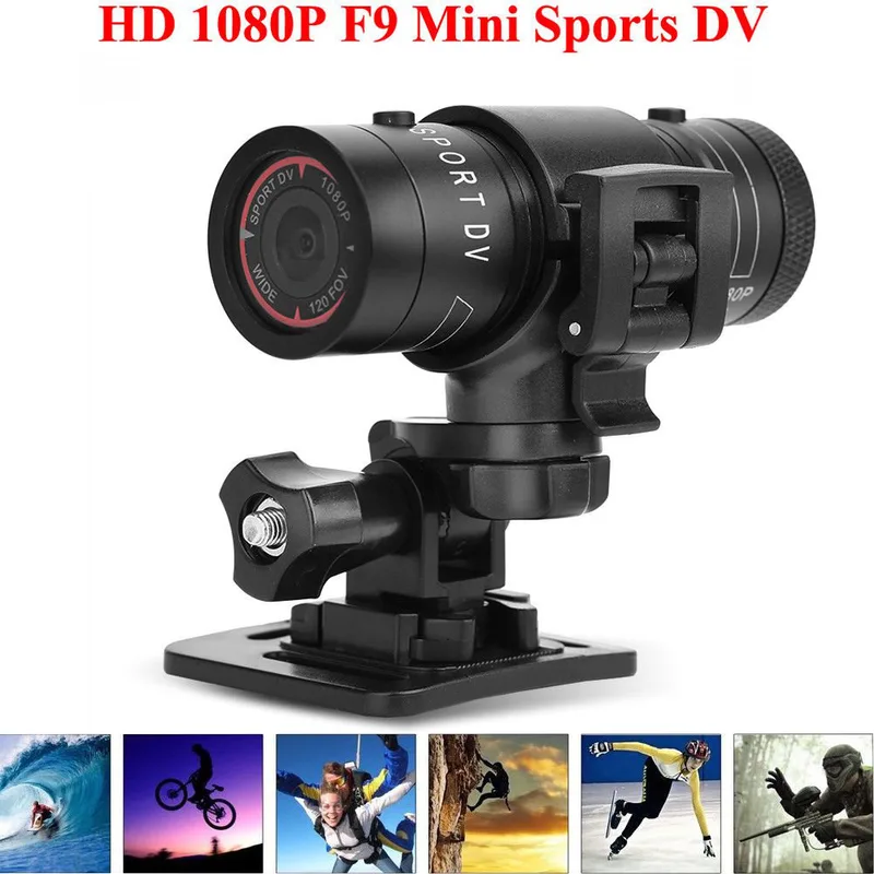Actionkamera HD 1080P Sensor Night Vision Videokamera Rörelse DVR Mikrokamera Sport DV Video Liten Kamerakamera