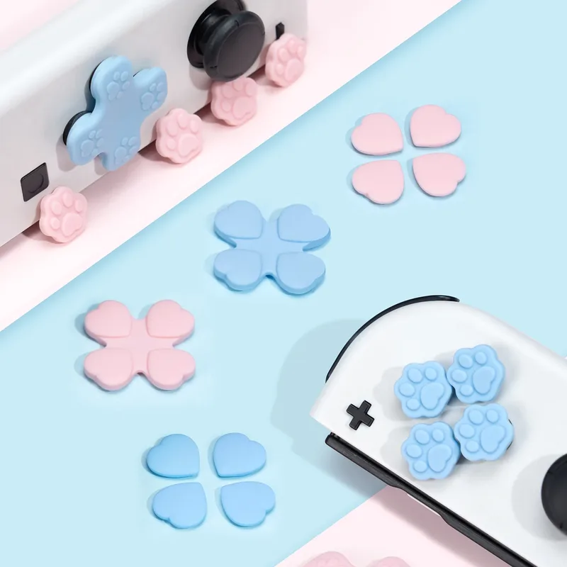 GeekShare Djur kors D-Pad knapplock tumgrepp lock set kompatibel med switch 2