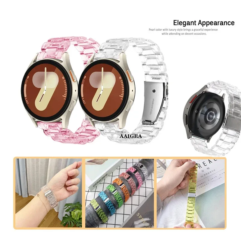 20mm 22mm keramisk rem passform for Samsung Galaxy Watch6 5 4 40mm 44mm/Huawei Watch4 GT6 5 4 3 Pro