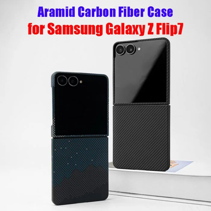 Skalo Samsung Z Flip7 Carbon Fiber Skal