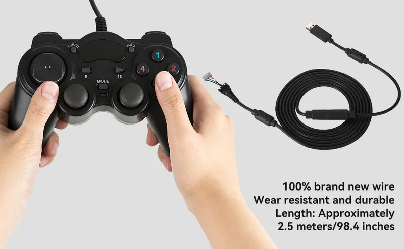 Ersättningskabel för 360 Controller USB 4Pin Gamepad