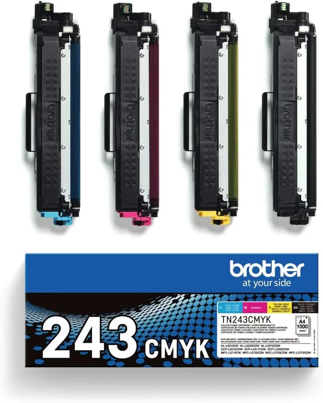 G&G Toner Ersätter Brother TN-243BK, TN-243C, TN-243M, TN-243Y